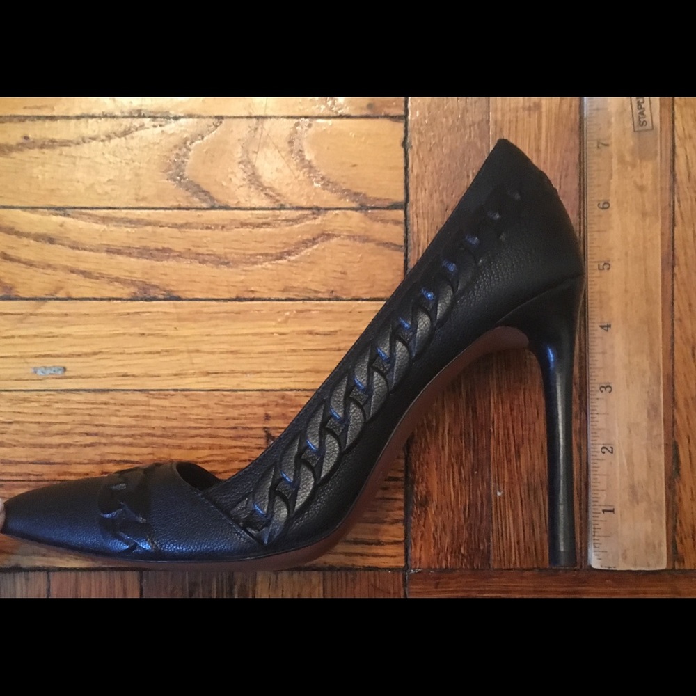 Rachel Zoe - Kenley Chainlink Black Pumps